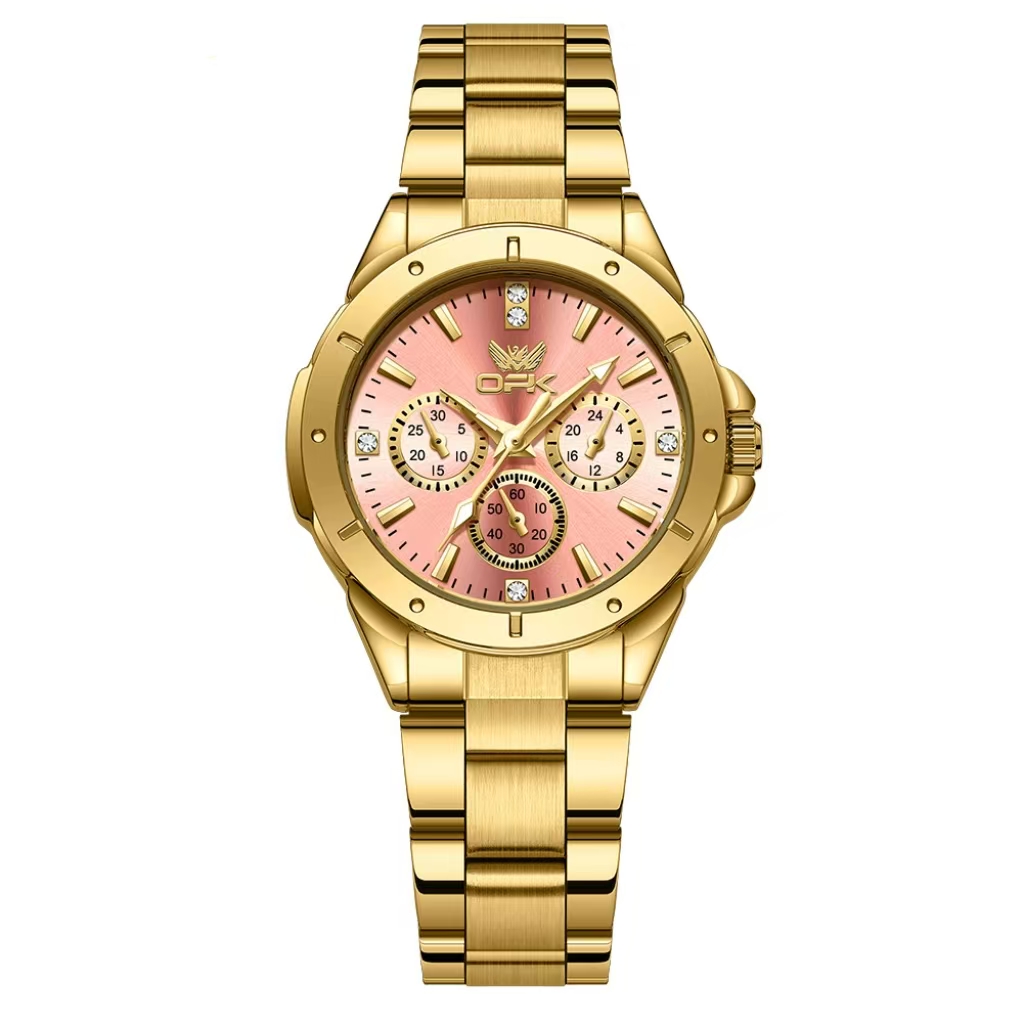 Stylish Womens Steel Strap -style Analog Timepiece for Outdoor Adventures