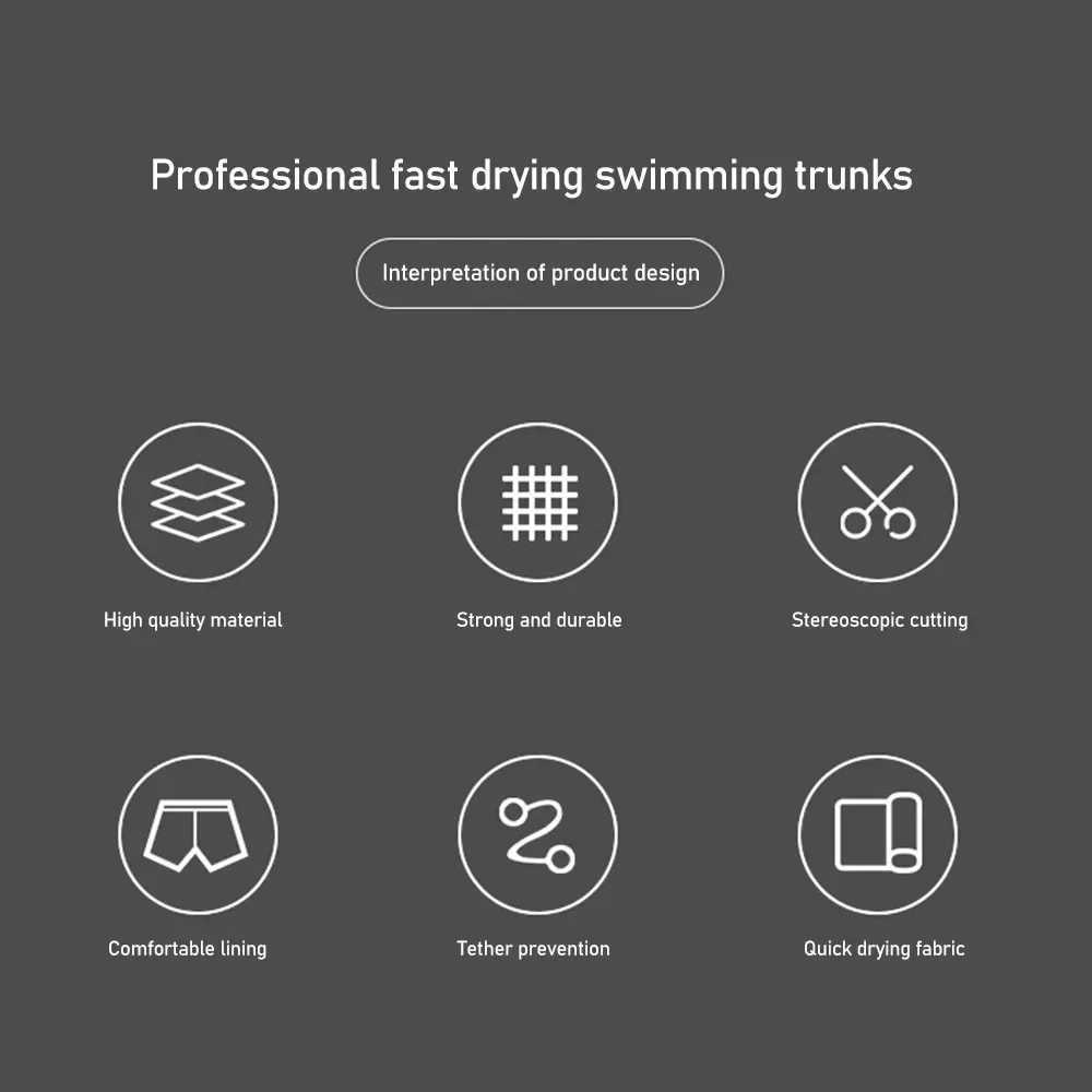 Swimsuit mens swimsuit sexy swimsuit quick drying boxing shorts tight swimsuit plus size quick drying swimsuit newW250410