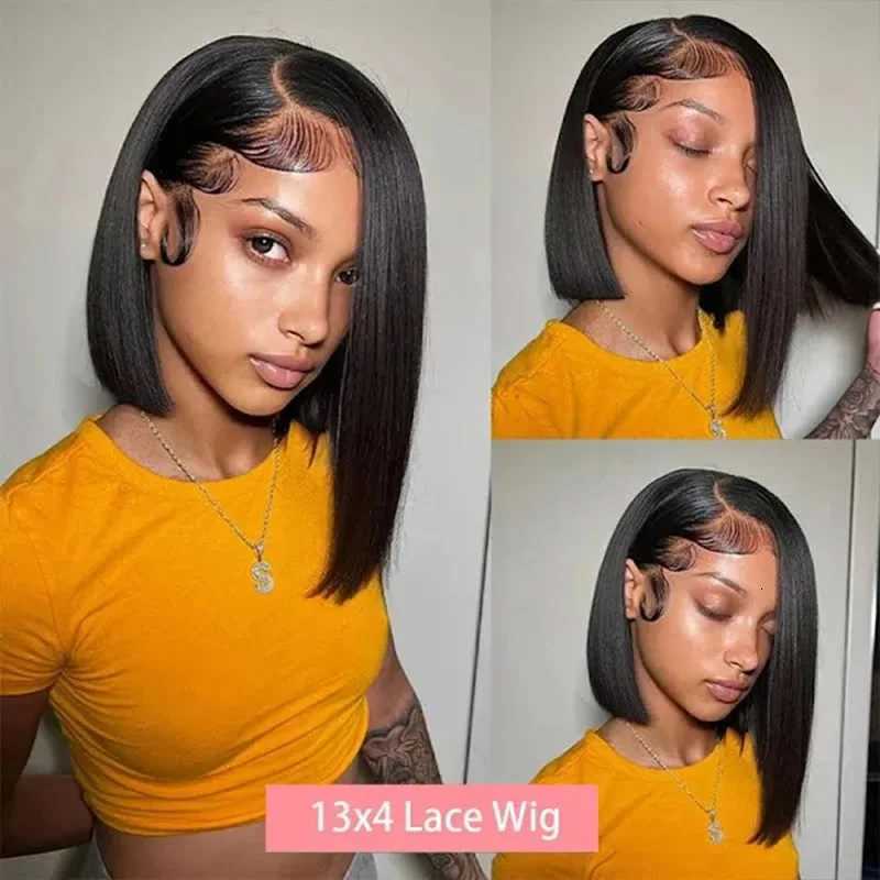10 Inch Straight Bob Wig Human Hair 13x4 HD Lace Front Wigs Human Hair Pre Plucked Lace Frontal Wigs 5X5 Glueless Short Bob WigsT251111