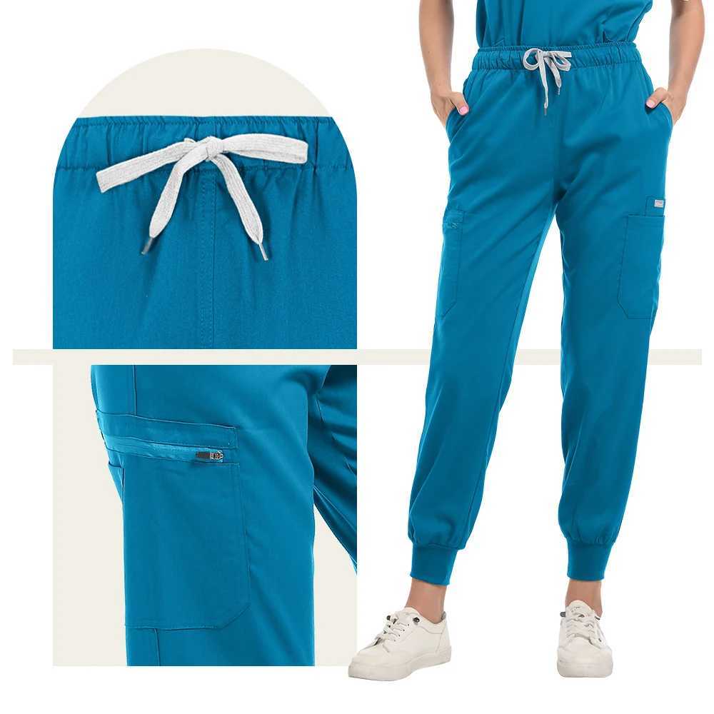 High Quty Hospital Scrubs Uniforms Sets Polyester Rayon Spandex Women Scrub Sets Uniforms Nursing Medical Scrubs Nurse Suit X250410