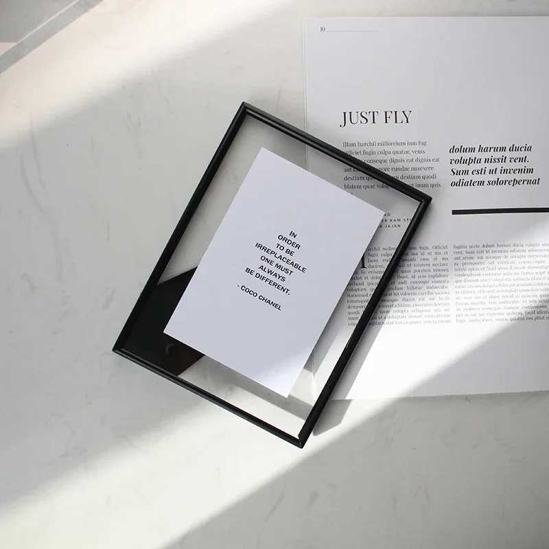 Modern Luxury Nordic Metal Living Room Photograph Kids Art Picture Frame Friends Home Garden Porta Retrato FYPF L251110 H260306