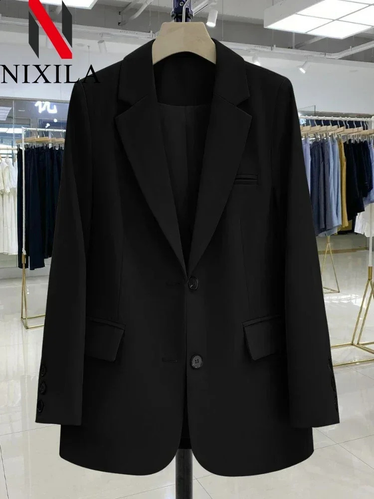 Spring and Autumn Elegant Womens Jacket Korean Casual Fashion Splicing Office Clothing 250407