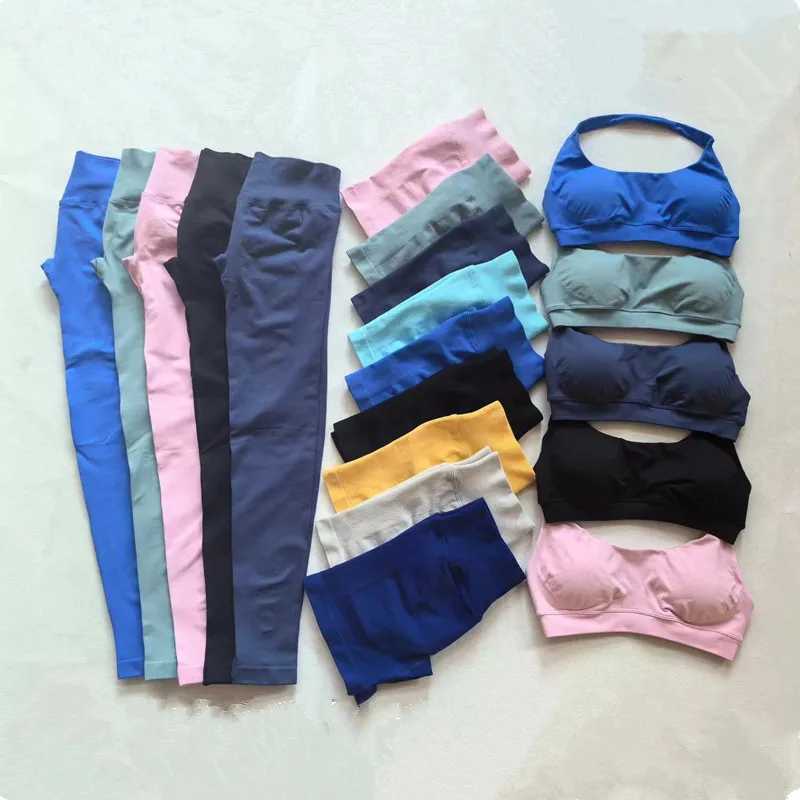 Gym shorts womens fitness exercise bike 4.5-inch low rib impact shorts sports tight buttocks yoga seamless legsW250411