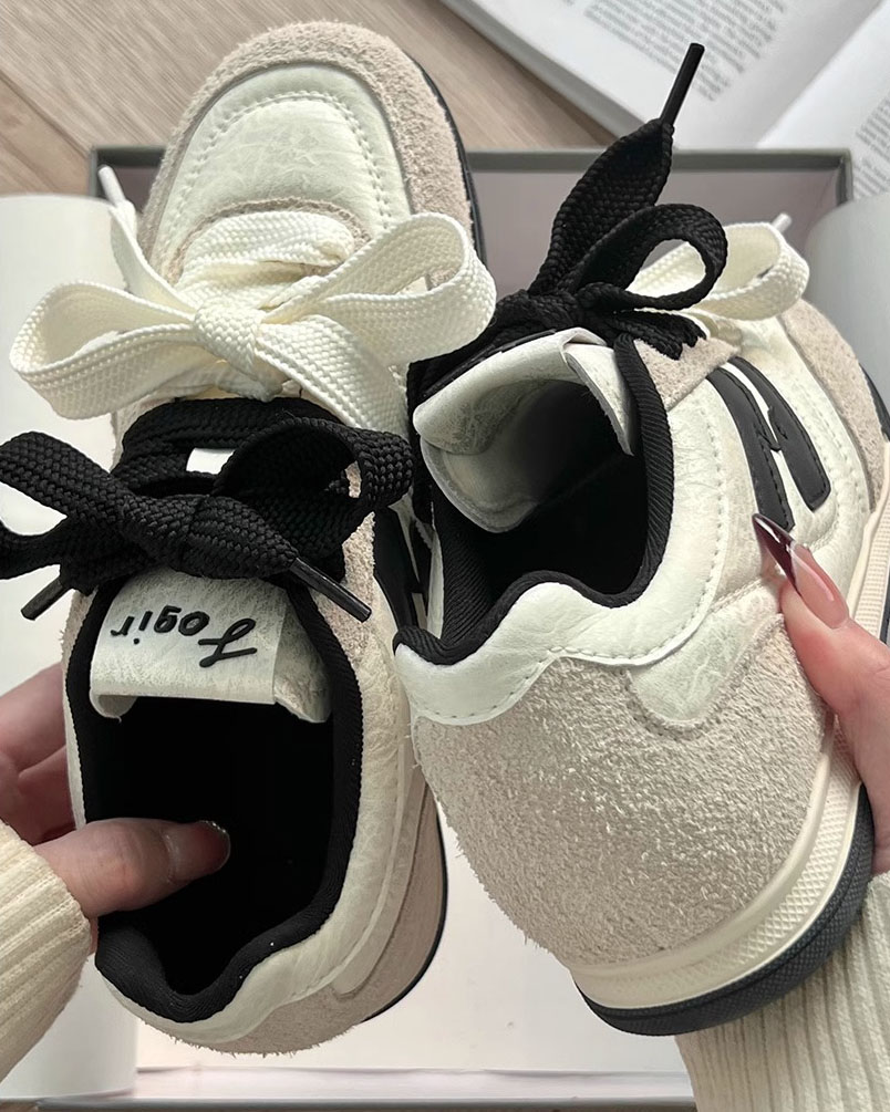 designer shoes 2025 Women's frosted genuine leather soft-soled comfortable German training shoes small-footed sports and leisure single shoes