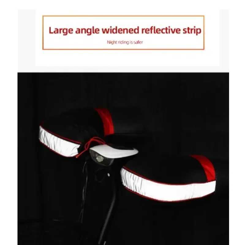 Motorcycle Handlebar Muffs Gloves Winter Warm Handle Waterproof Windproof Motorbikes Grip Thermal Cover Motorcycle Accessories S25118