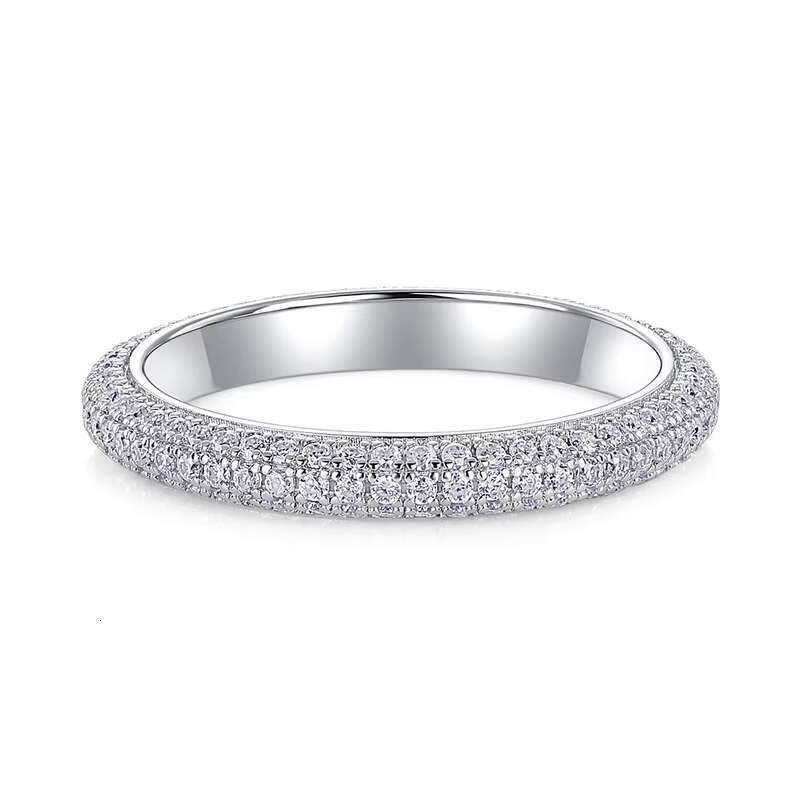 Panyu Custom Luxury 18K Gold Plated Sterling Silver 925 Moissanite Ring Woman Men