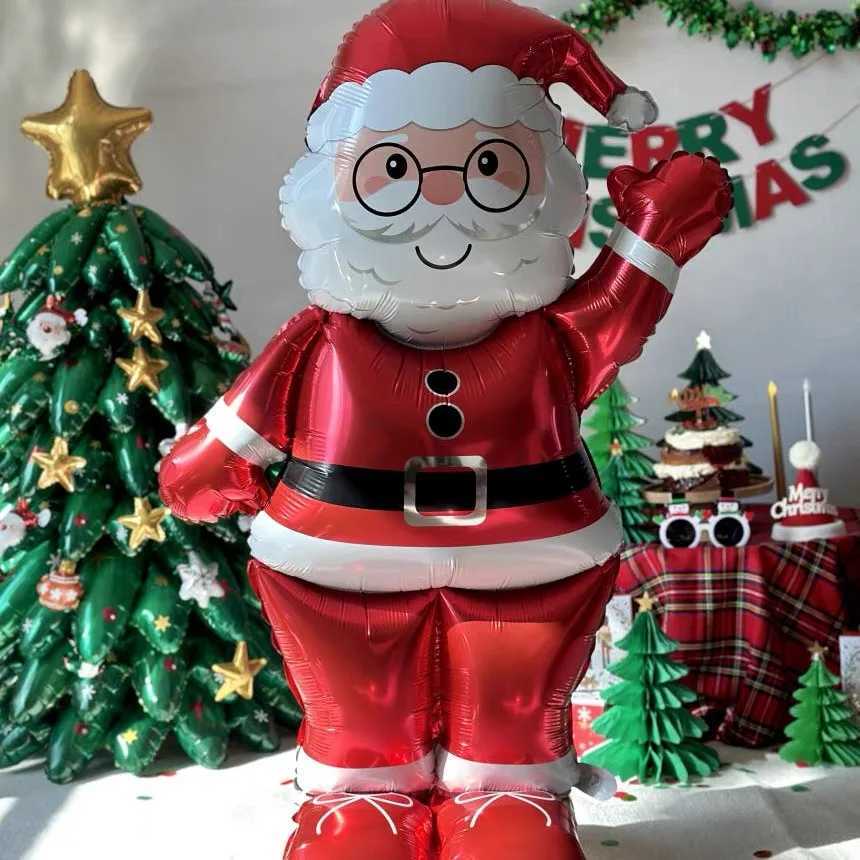 Christmas 1pcs Santa Foil Balloons - 61 Self-Sealing Christmas New Years Themed Parties Perfect for Holiday Decorations Y251111
