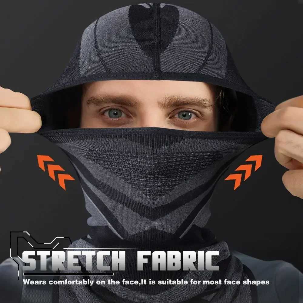 Winter Warm Balaclava Windproof Cycling Face Mask Cap Breathable Sports Skiing Bicycle Running Neck Warmer Helmet Liner Headgear S251110