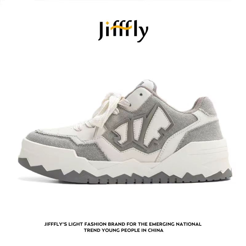 Jifffly Bread Shoes Men sport athleisure 2025 Summer daily outfit New Comfortable Versatile Trendy Thick-Soled Casual Sneakers