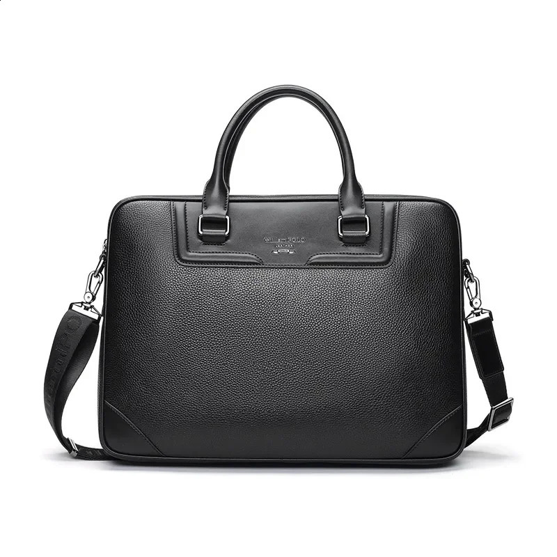 Briefcase mens leather handbag single shoulder cross bag business travel mens fashion business bag 250410