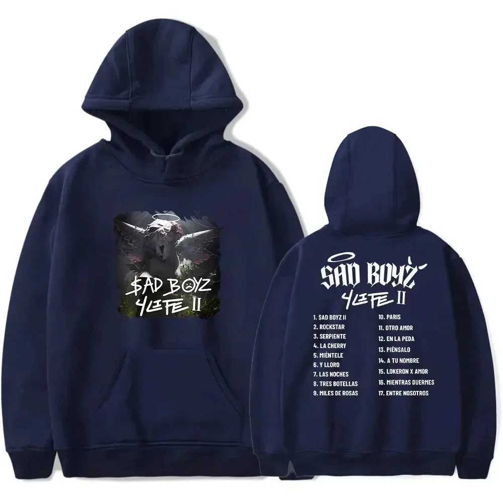 Sweatshirt Fashion Autumn Pullover Funny Casual Streetwear Junior H Tour Hoodies Sad Boyz 4 Life Album Merch Print Unisex Hoode M251111