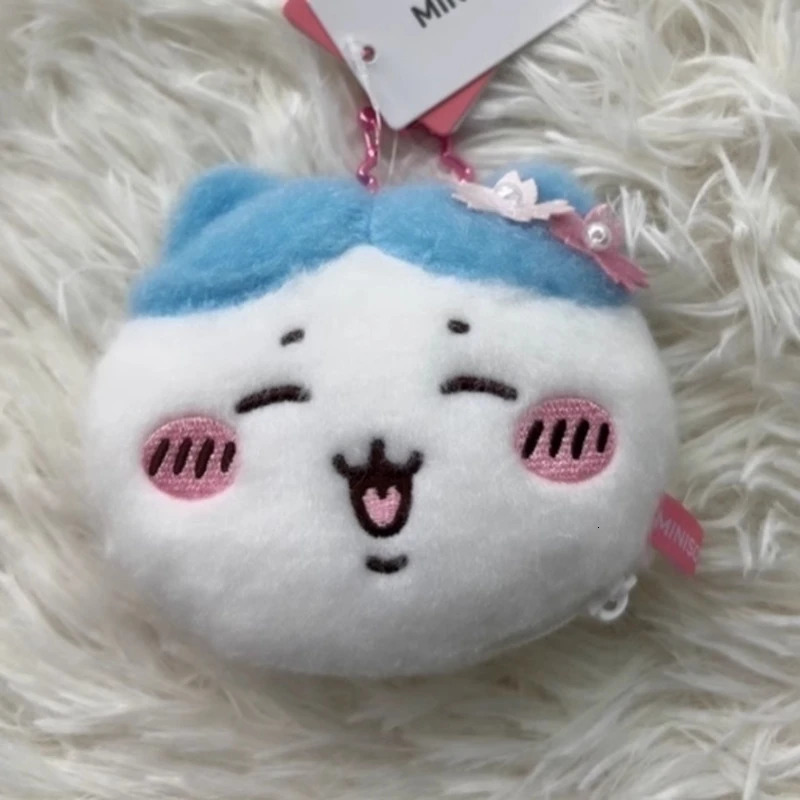 Genuine Miniso Chiikawa Coin Wallet Cartoon Cute Cherry Blossom Headphone Bag Accessories Keychain Girl Customized birthday Gift 251110