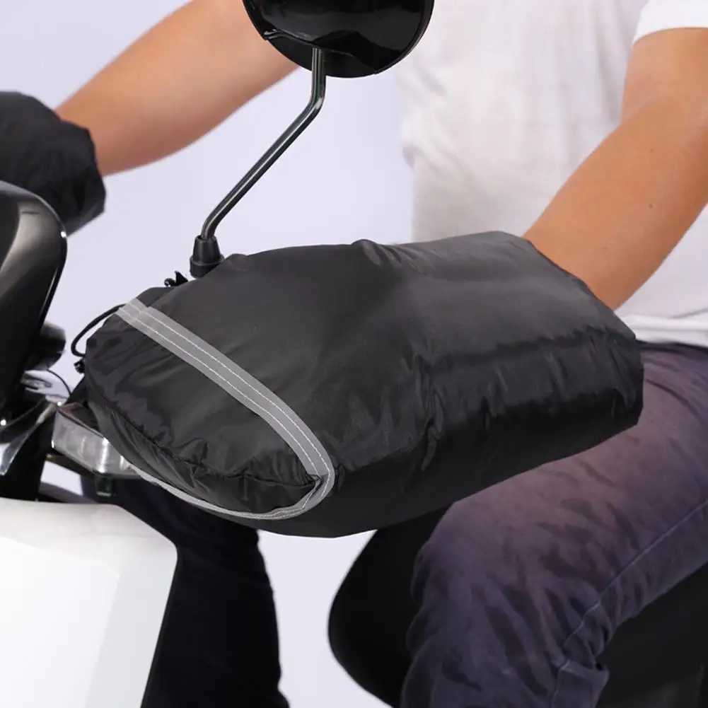 Motorcycles Handlebar Gloves Universal Snowmobile Handle Grip Gloves Winter Rider Gloves Waterproof Windproof Warm accessories S25118{category}