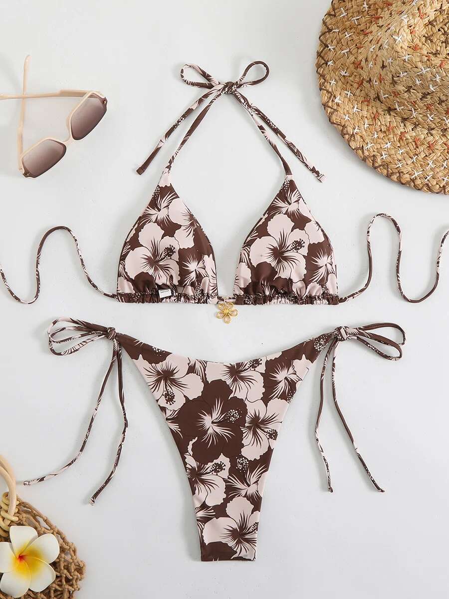 Sexy Micro Bikini Women's Swimsuit 2025 Trend Female Swimwear Two-piece Thong Bikinis Sets Beach Wear Swimming for Bathing Suit