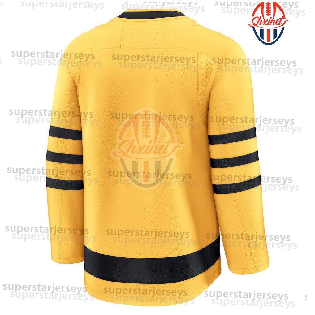 Custom 87 Sidney Crosby Jersey Evgeni Malkin Wear 2025-26 Gold Alternate hockey jerseys Breakaway Kris Letang Erik Karlsson Rust