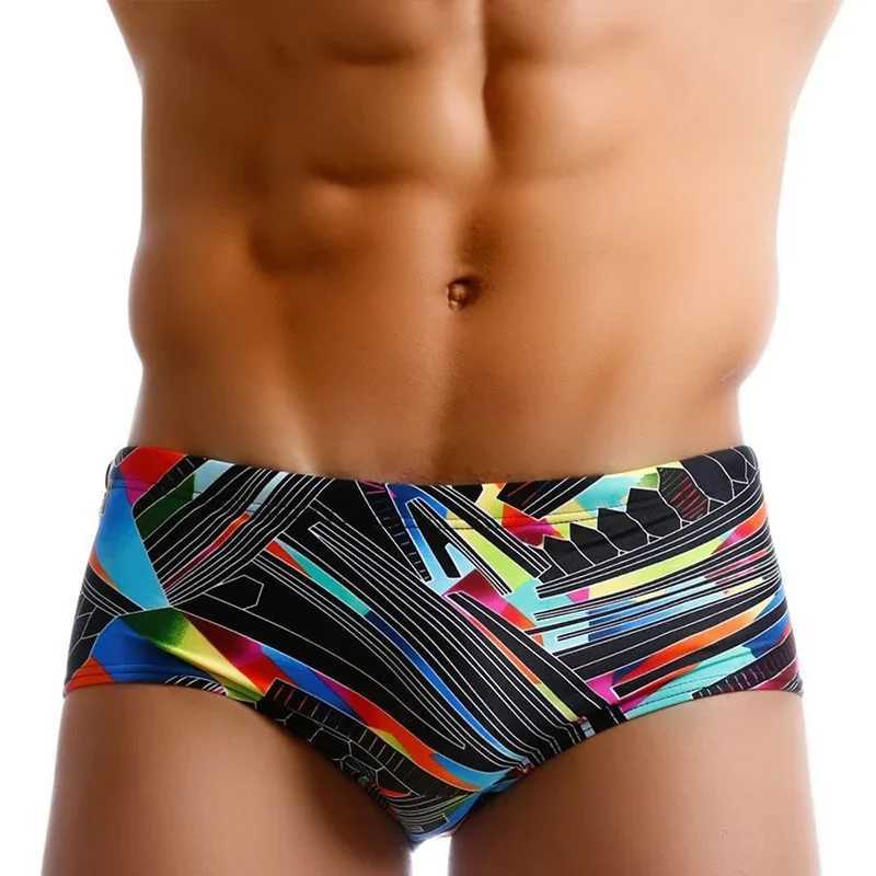Mens swimsuit boxing board shorts surfing bikini swimsuit Brazilian cut swimsuit water sports tight fitting beach braW250410