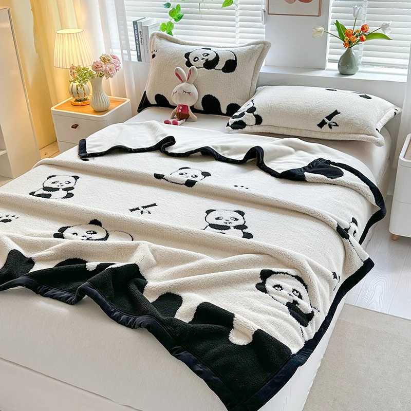 Bonenjoy 1pc Soft Blanket Winter Warm Bedsheet Cartoon Style Sofa Towel Travel Shawl Knee Blankets No case C251111