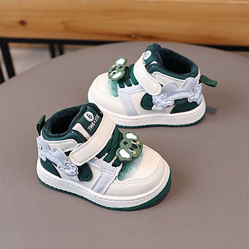 Winter Toddler Shoes New Boys Girl Sports Shoes Infant Baby Plush Cartoon Cute Anti Slip Comfortable Kidszworld Kids Skateboard Shoes Sneakers Sizes 1