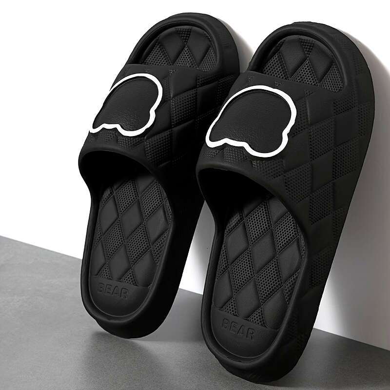 Men's slipper designer sandals Summer Slides Soft Sandals Fashion Home Bear Cartoon Flip Woman Man Bathroom Shoes
