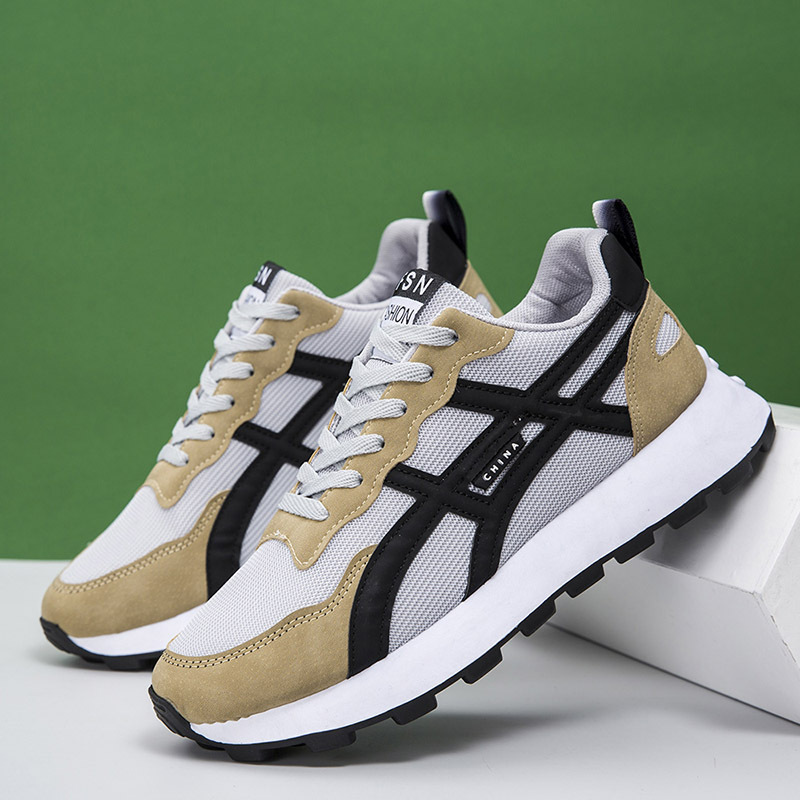 2025 spring summer minimalist fashion soft sole lightweight running shoes breathable laced men's sneakers training shoes free shipping