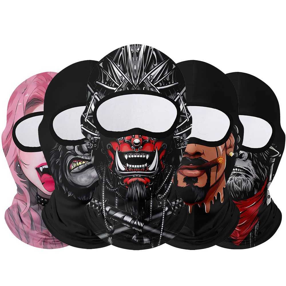 Balaclava Face Mask Moto Clown Ghost Skull Mask Breathable Windproof UV Sun Dust Protective Full Face Cover For Summer Sprin S251110
