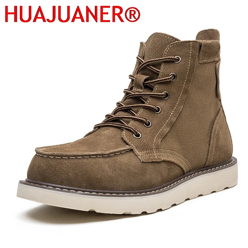 Outdoor Men Hiking Shoes Waterproof Tactical Leather Hunting Boots Desert Camping Sneakers Ankle Men Trekking Casual Shoes 251110