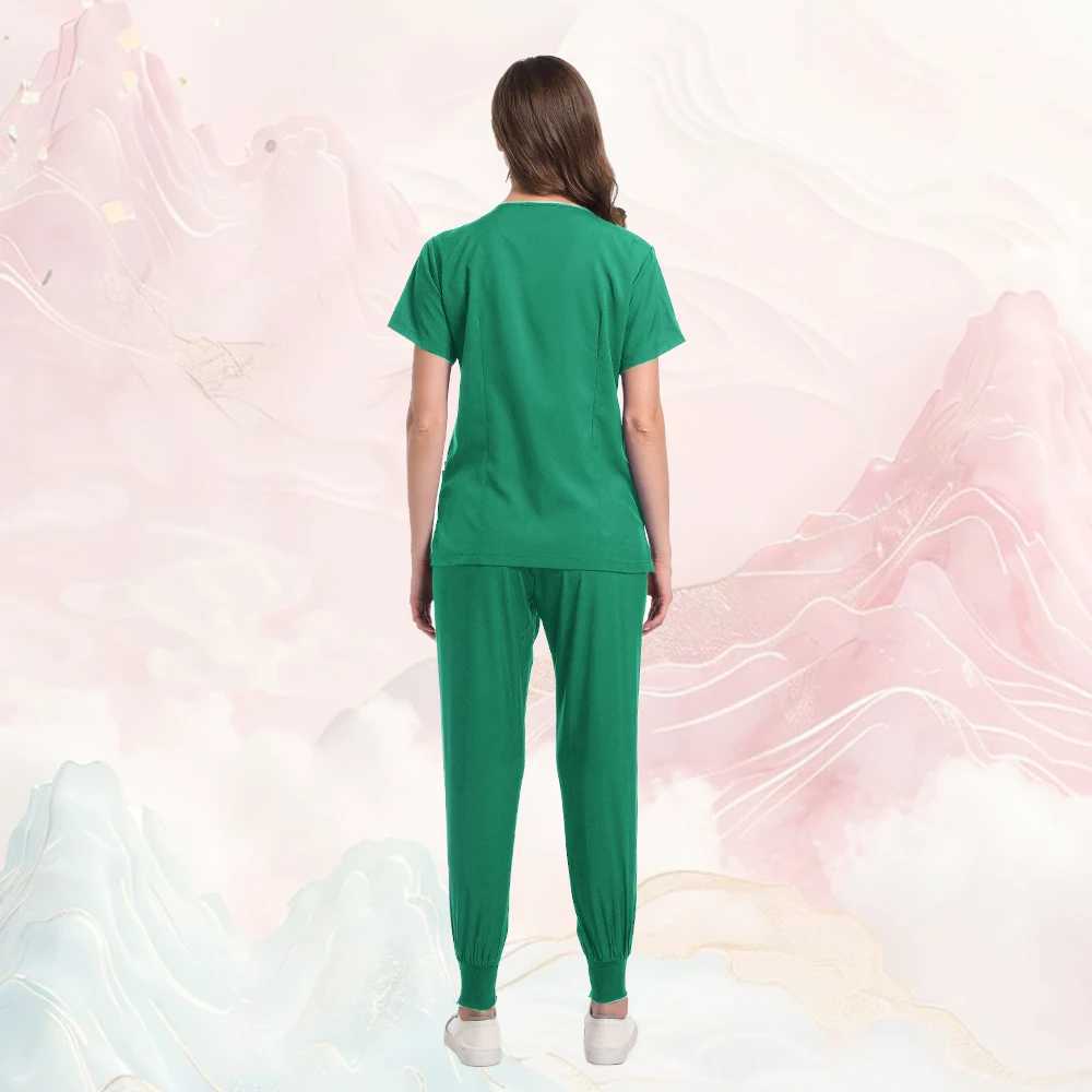 Medical clothing womens shampoo jogging set nursing pants surgical gowns high-quality medical uniforms beauty uniforms X2504101