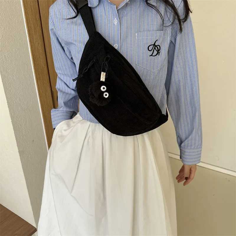 One-shoulder crossbody bag for women 2023 autumn and winter new trendy brand womens sports waist bag chest bag trendyT251110