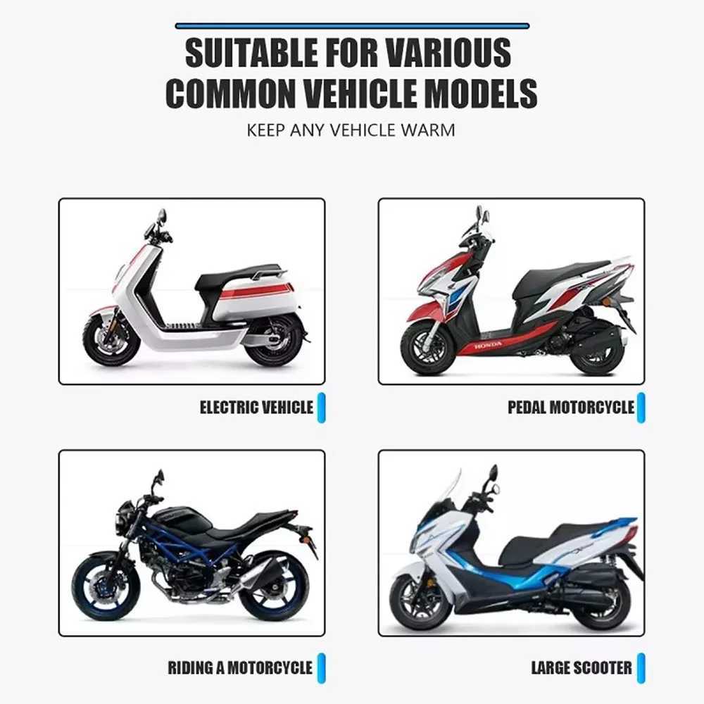 Winter motorcycle riding with plush warm handle cover suitable for motorcycle scooters S25118