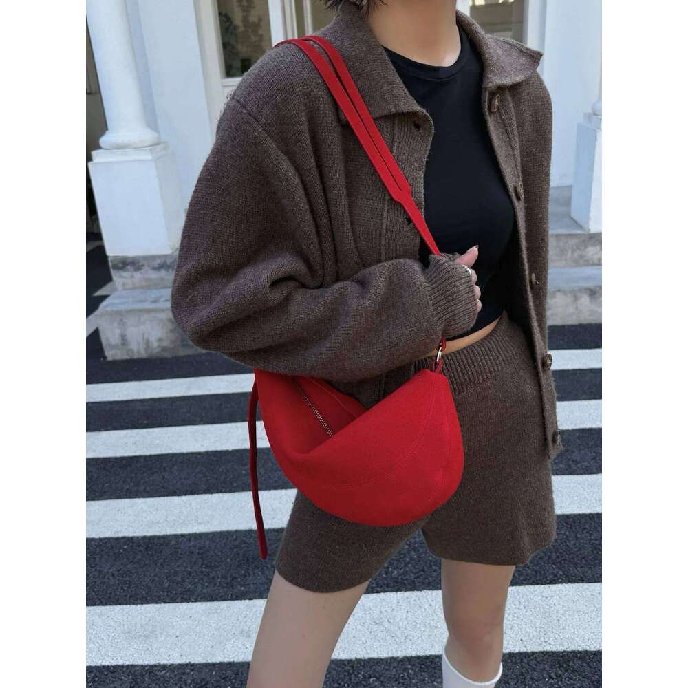 Small Fresh Dumpling Japanese One-Shoulder Crossbody Bags, Daily Commuting Men's And Women's Couple Bags