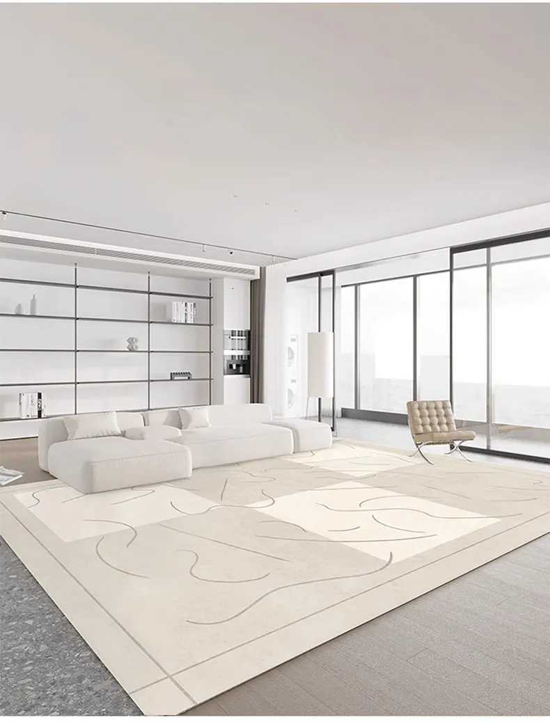 Light Luxury Bedroom Decor Plush Carpet Thicken Washable Lounge Rug Home Study Floor Mat French Style Carpets for Living Room Y251110