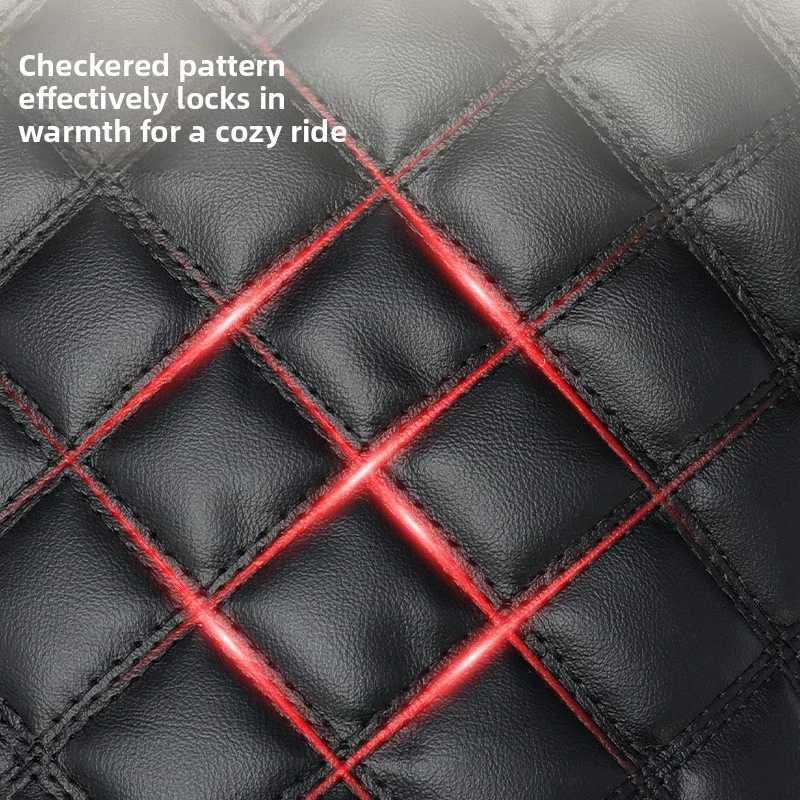 1 Pair Windproof Motorcycle Handlebar Covers Winter Warm Electric Scooter Gloves Waterproof with Thick Cotton Lining S25118