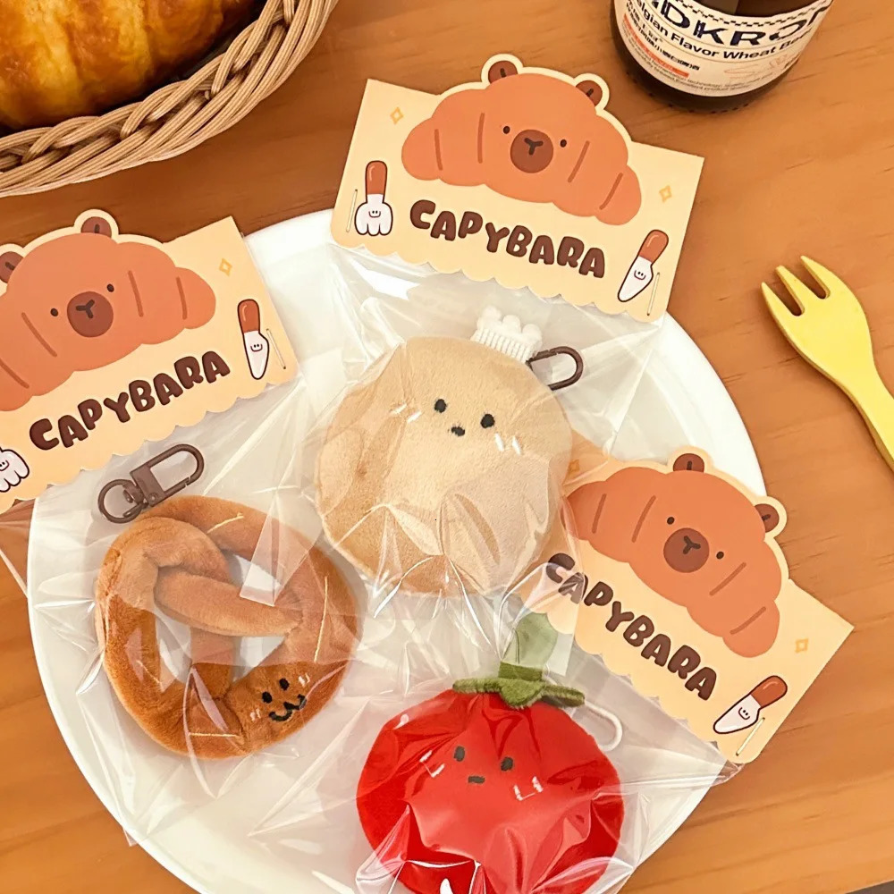 Cute Cartoon Vegetable Bread Doll Pendant for Girls Plush Doll Pendant 251110