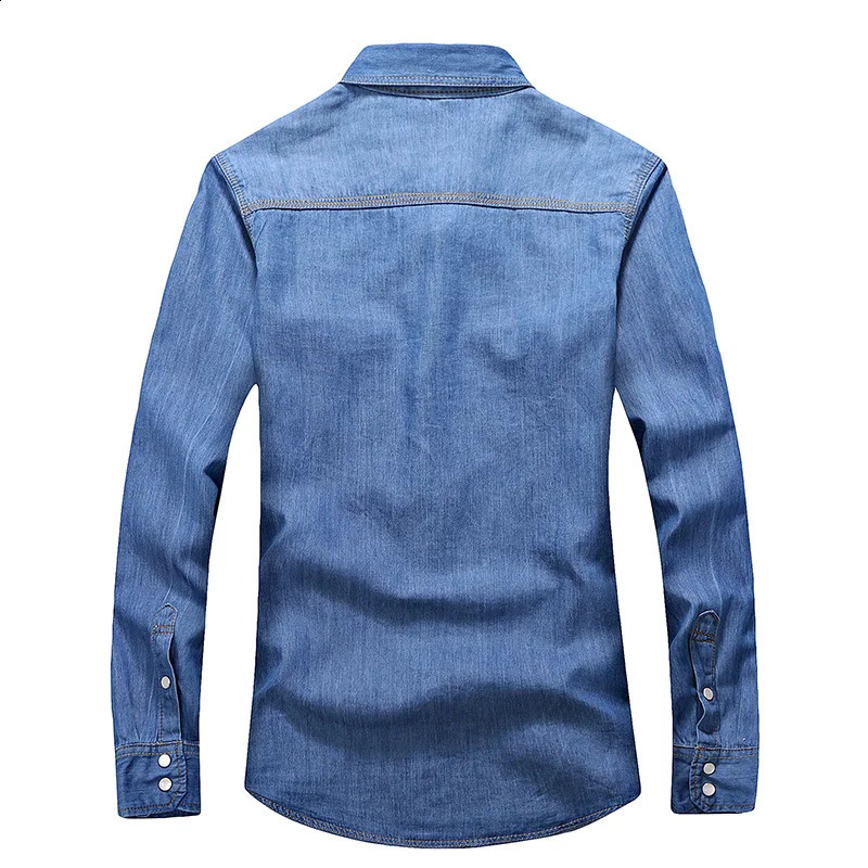 2023 Spring and Autumn Laundry Charm Jeans Shirt Long Sleeve Mens Denim Jacket Coat Free Delivery 250411e