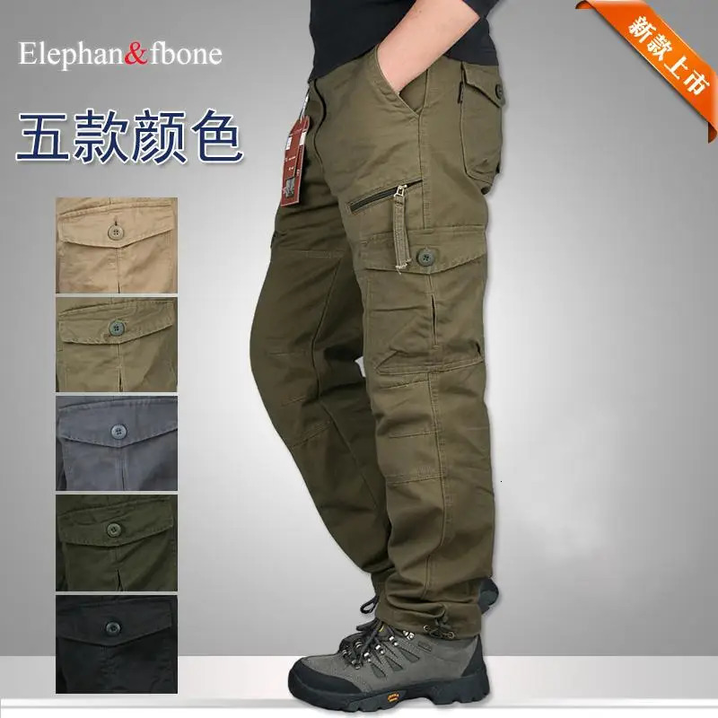 Big Size Mens Tactical Trousers Loose Casual Pants Running Overalls Mens Sweatpants Sports Hiking Outdoor Clothes Work Pants 251110