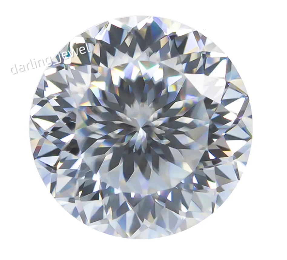 Luxury Fancy Cut Round Brilliant Moissanite Diamond Loose Gemstone D Color VVS1 Lab-grown Diamond Jewelry Made GRA Certificate