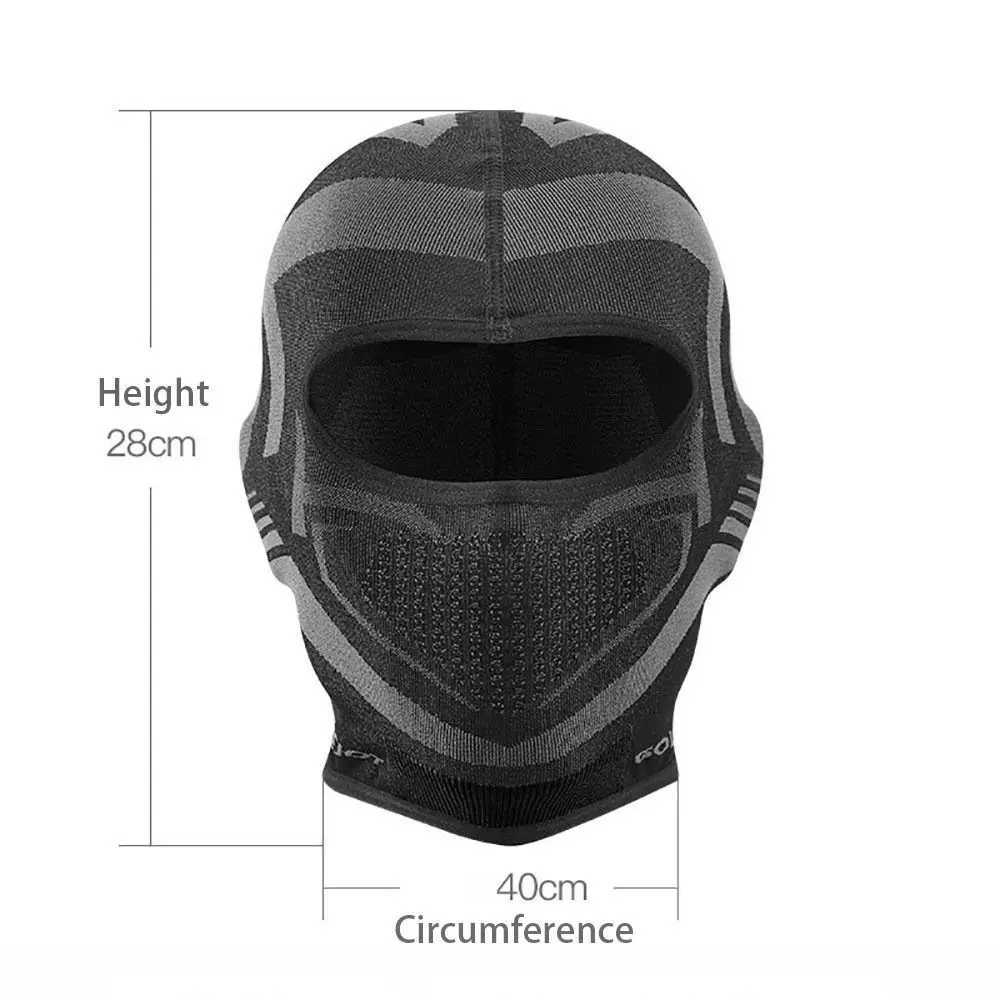 1Pcs Winter Balaclava Full Face Mask Plus Velvet Cycling Sports Helmet Liner Windproof Sunscreen Motorcycle Bicycle Headwear Hat S251110