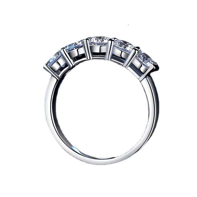 High Quality Fine Jewelry Silver Rings Women VVS Diamond Engagement Moissanite Rings for Women