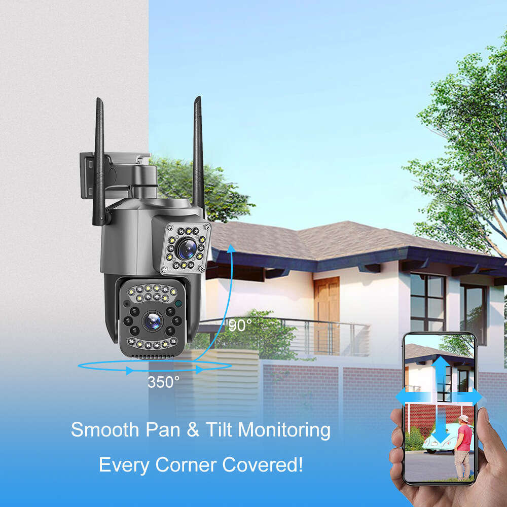 V380 binocular outdoor monitoring full color night vision camera