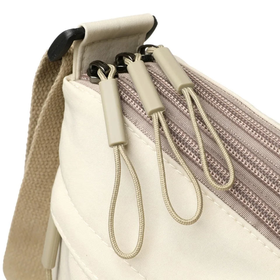 Women Crossbody Bag with 3 Pockets Large Capacity Lightweight Shoulder Purse Durable MultiPocket Shopper Tote 251110