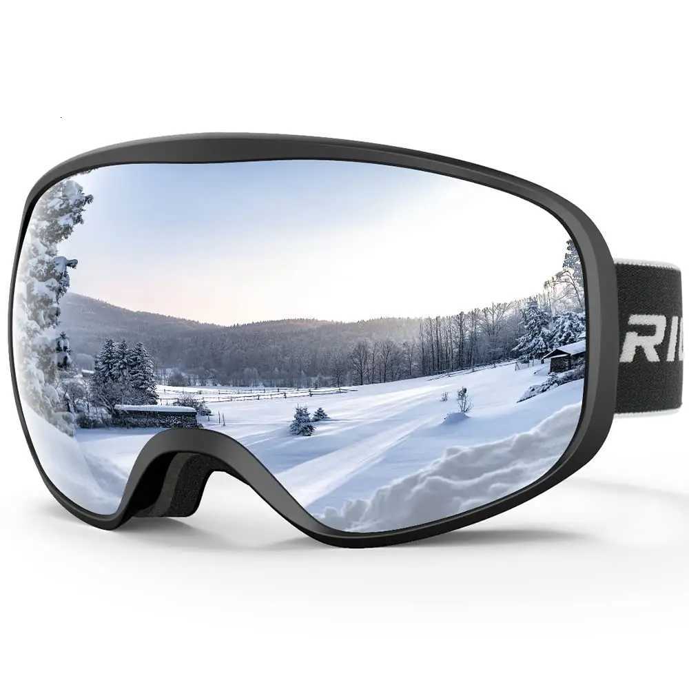 Adults Ski GoggLEs Snowboard GoggLEs for Men Women YouthOver Glasses OTG/ PROtection/Anti-fog/Wide Vision K251110