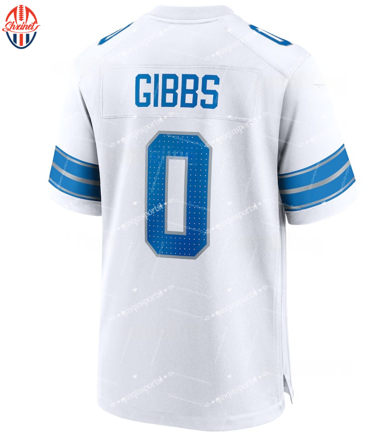 custom2025 0 Anthony Firkser 97 Adan U T C H I S O N Football Jersey 14 St. Brown 26 Gibbs 9 Williams 70 Dan Skipper Custom Any NameNumber