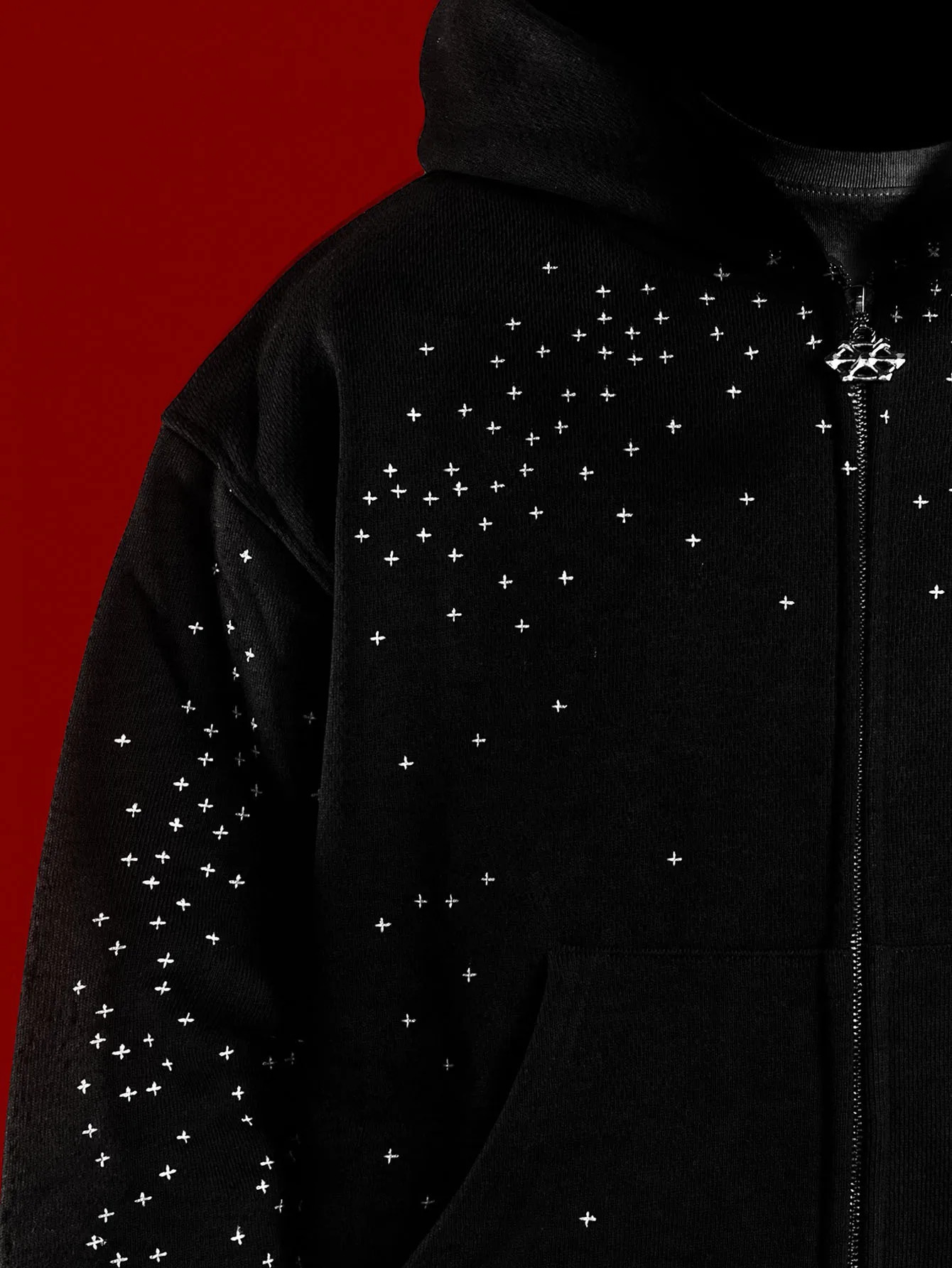 Mens Full Zip Hoodie Gothic Creative Pattern Sweatshirt Fashion Full Zip Trendy Streetwear with Pocket 251110