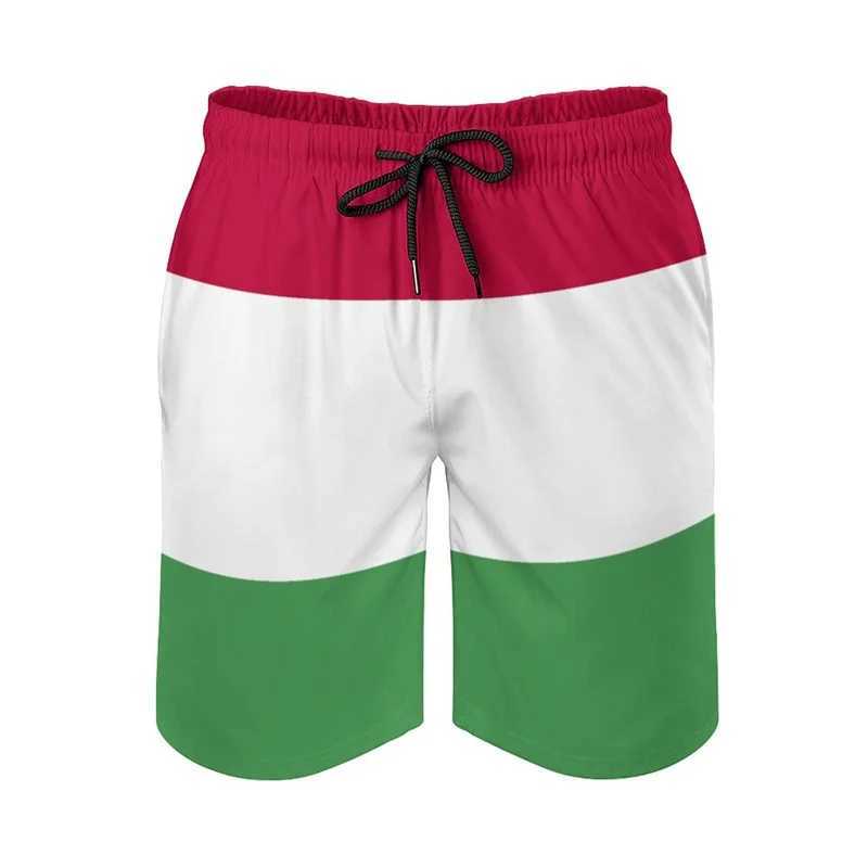 Fashionable Monaco Iceland flag beach shorts mens 3D printed swimming relay cool quick drying oversized surfboard shorts childrens clothingW250410