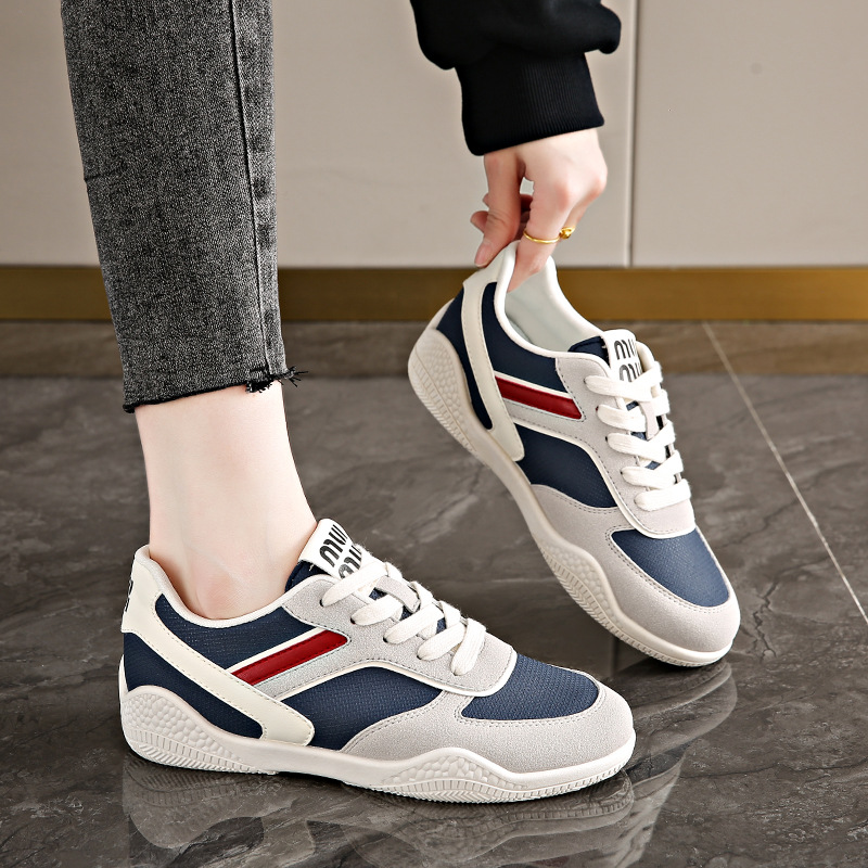Women's new combination of color foreign style feet small comfortable fashion casual sports shoes 2025s hot