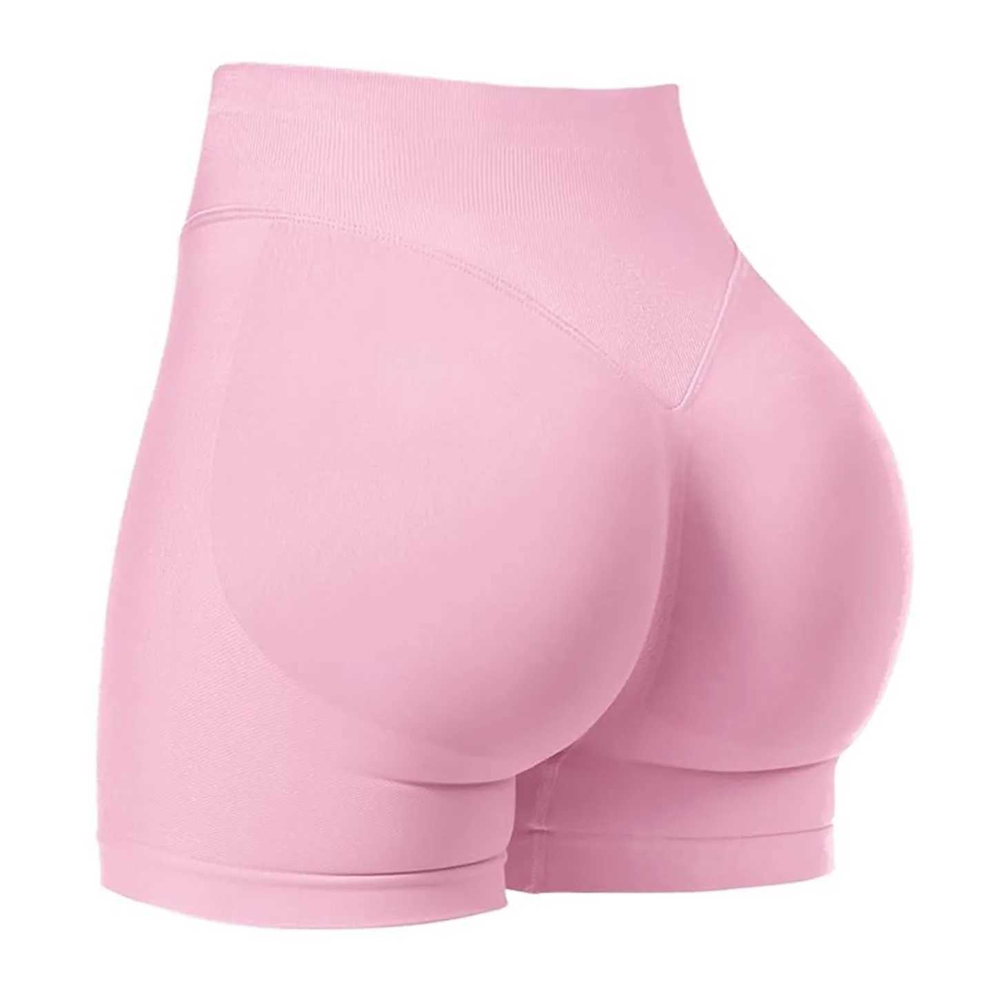 4.5-inch Impact Short Circuit Seamless Low Rib Belt Gym Short Circuit Twist Bum Yoga Boots High Elasticity Running Bike Short CircuitW250411