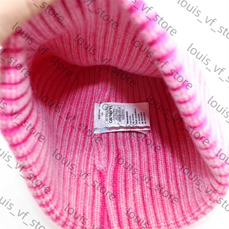 Trendy Winter Fabric Patch Knitted Hat Hip-hop Bean Outdoor Woolen Cold Hood Cover Warm H250411