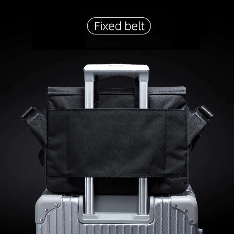 Messenger For Men, Waterproof Nylon Crossbody Fit 14 Inch Laptop, College Travel Sg Bag With Reflective Design