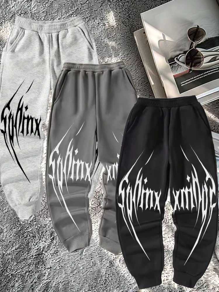 New DAR mens sports pants jogging pants street casual and warm over loose jogging pantsXJ250410