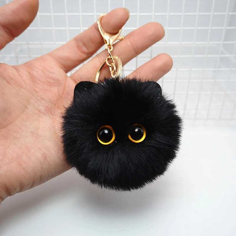 Cute Plush Keychain Cartoon Cat Toy Pendant Keychain Female Packaging Decoration Car Keychain Cute Girl Gift Accessories W250411